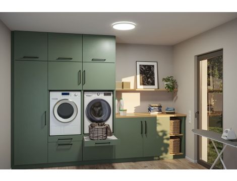 Plafoniera ATRIA SHINE LED Backlight 20,8W IP44 2800lm 400mm WS 3000/4000/6500K 230V biały / tworzywo sztuczne - 7