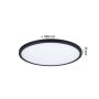 Plafoniera ATRIA SHINE LED Backlight 20,8W IP44 2800lm 400mm WS 3000/4000/6500K 230V czarny / tworzywo sztuczne - 16