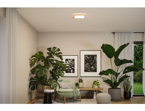 Plafoniera ATRIA SHINE LED Backlight 15,7W IP44 2100lm 300x300mm WS 3000/4000/6500K 230V drewnopodobny dąb / tworzywo sztuczne - 6