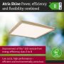 Plafoniera ATRIA SHINE LED Backlight 15,7W IP44 2100lm 300x300mm WS 3000/4000/6500K 230V drewnopodobny dąb / tworzywo sztuczne - 15