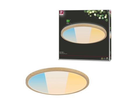 Plafoniera ATRIA SHINE LED Backlight 20,8W IP44 2800lm 400mm WS 3000/4000/6500K 230V drewnopodobny dąb / tworzywo sztuczne - 16