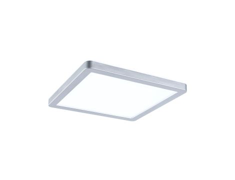 Plafoniera ATRIA SHINE LED 8W ze zmienną barwą 3000/4000/6500K + światło odbite kwadrat 190x190mm/35mm 1160 lm 230V IP44 Klasa energ. B chrom mat / tworzywo sztuczne - 2