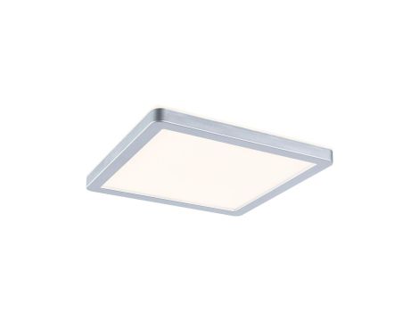 Plafoniera ATRIA SHINE LED 8W ze zmienną barwą 3000/4000/6500K + światło odbite kwadrat 190x190mm/35mm 1160 lm 230V IP44 Klasa energ. B chrom mat / tworzywo sztuczne - 6