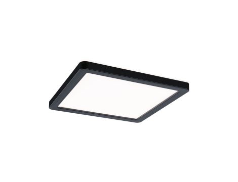 Plafoniera ATRIA SHINE LED 8W ze zmienną barwą 3000/4000/6500K + światło odbite kwadrat 190x190mm/35mm 1160 lm 230V IP44 Klasa energ. B czarny / tworzywo sztuczne - 6