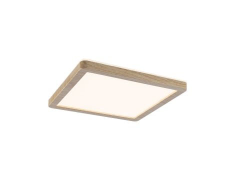 Plafoniera ATRIA SHINE LED 8W ze zmienną barwą 3000/4000/6500K + światło odbite kwadrat 190x190mm/35mm 1160 lm 230V IP44 Klasa energ. B wzór drewna / tworzywo sztuczne - 9