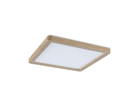 Plafoniera ATRIA SHINE LED 8W ze zmienną barwą 3000/4000/6500K + światło odbite kwadrat 190x190mm/35mm 1160 lm 230V IP44 Klasa energ. B wzór drewna / tworzywo sztuczne - 10