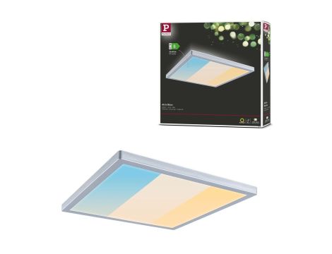 Plafoniera ATRIA SHINE LED 15,7W ze zmienną barwą 3000/4000/6500K + światło odbite kwadrat 298x298mm/35mm 2100 lm 230V IP44 Klasa energ. B chrom mat / tworzywo sztuczne - 16