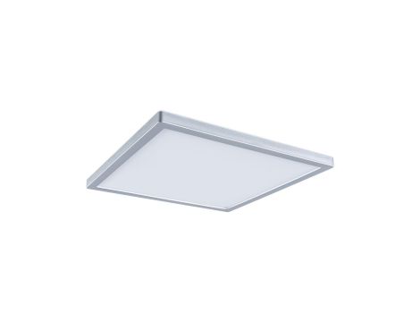 Plafoniera ATRIA SHINE LED 15,7W ze zmienną barwą 3000/4000/6500K + światło odbite kwadrat 298x298mm/35mm 2100 lm 230V IP44 Klasa energ. B chrom mat / tworzywo sztuczne - 3