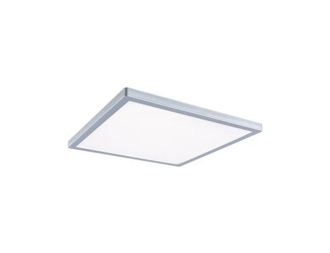 Plafoniera ATRIA SHINE LED 15,7W ze zmienną barwą 3000/4000/6500K + światło odbite kwadrat 298x298mm/35mm 2100 lm 230V IP44 Klasa energ. B chrom mat / tworzywo sztuczne - 2