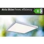 Plafoniera ATRIA SHINE LED 15,7W ze zmienną barwą 3000/4000/6500K + światło odbite kwadrat 298x298mm/35mm 2100 lm 230V IP44 Klasa energ. B chrom mat / tworzywo sztuczne - 7