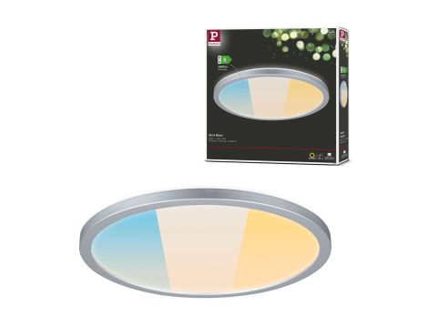 Plafoniera ATRIA SHINE LED 14,8W ze zmienną barwą 3000/4000/6500K okrągła 300mm 2250 lm 230V IP44 Klasa energ. B chrom / tworzywo sztuczne - 16