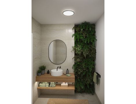 Plafoniera ATRIA SHINE LED 14,8W ze zmienną barwą 3000/4000/6500K okrągła 300mm 2250 lm 230V IP44 Klasa energ. B chrom / tworzywo sztuczne - 13