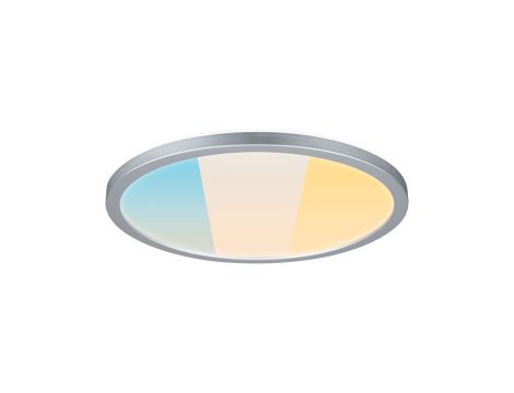 Plafoniera ATRIA SHINE LED 14,8W ze zmienną barwą 3000/4000/6500K okrągła 300mm 2250 lm 230V IP44 Klasa energ. B chrom / tworzywo sztuczne