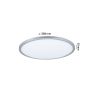Plafoniera ATRIA SHINE LED 20,8W ze zmienną barwą 3000/4000/6500K + światło odbite okrągła 398mm/35mm 2800 lm 230V IP44 Klasa energ. B chrom mat / tworzywo sztuczne - 16