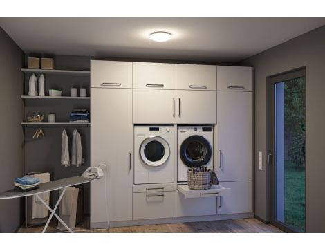 Plafoniera Leonis II LED 16,5W okrągła 280mm 1750lm Power DIP 13/18W White Select 3000/4000/5700K IP44 230V biały / tworzywo sztuczne - 9