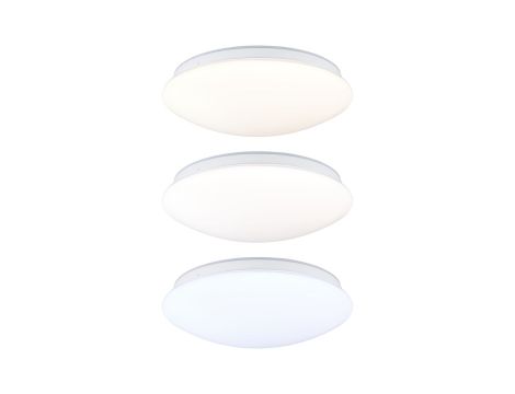 Plafoniera Leonis II LED 16,5W okrągła 280mm 1750lm Power DIP 13/18W White Select 3000/4000/5700K IP44 230V biały / tworzywo sztuczne