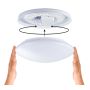 Plafoniera Leonis II LED 16,5W okrągła 280mm 1750lm Power DIP 13/18W White Select 3000/4000/5700K IP44 230V biały / tworzywo sztuczne - 12