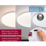 Plafoniera Leonis II LED 16,5W z czujnikiem HF okrągła 280mm 1750lm Power DIP 13/18W White Select 3000/4000/5700K IP44 230V biały / tworzywo sztuczne - 6