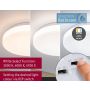 Plafoniera Luiana LED 16,5W okrągła 280mm 1750lm Power DIP 13/18W White Select 3000/4000/5700K IP44 230V biały / tworzywo sztuczne - 4
