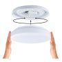 Plafoniera Luiana LED 16,5W z czujnikiem HF okrągła 280mm 1750lm Power DIP 13/18W White Select 3000/4000/5700K IP44 230V biały / tworzywo sztuczne - 14