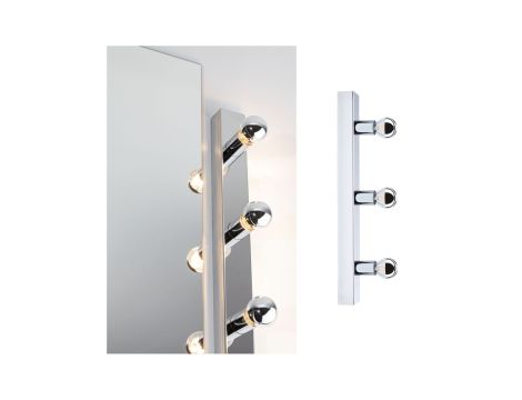 Oprawa ścienna REGULA II nad lustro E14 max. 3x40W DIM 230V IP 44 chrom / metal