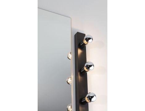 Oprawa ścienna REGULA II nad lustro E14 max. 3x40W DIM 230V IP 44 czarny / metal - 6