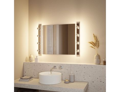 Oprawa ścienna REGULA II nad lustro E14 max. 4x40W DIM 230V IP 44 chrom / metal - 6