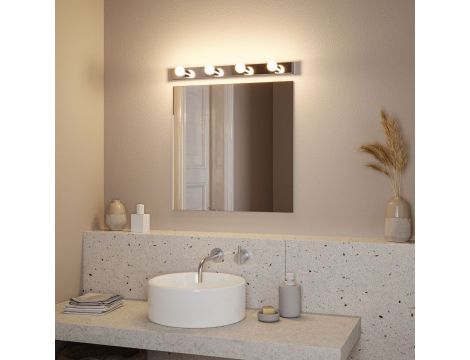 Oprawa ścienna REGULA II nad lustro E14 max. 4x40W DIM 230V IP 44 chrom / metal - 5