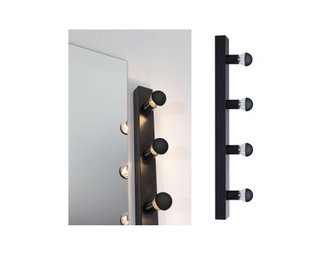 Oprawa ścienna REGULA II nad lustro E14 max. 4x40W DIM 230V IP 44 czarny / metal