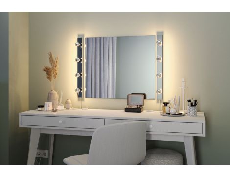 Oprawa ścienna REGULA II nad lustro z kablem E14 max. 4x40W DIM 230V IP 44 chrom / metal - 4