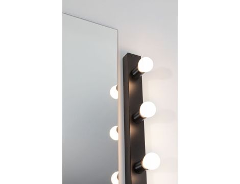 Oprawa ścienna REGULA II nad lustro z kablem E14 max. 4x40W DIM 230V IP 44 czarny / metal - 12