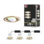 Zestaw wychylnych opraw wpuszczanych LED Nova Coin SH Zigbee RGBW  DIM okrągła 84mm 100° 3x6W 3x500lm 2200 - 6500 K IP23 230V Złoty matowy / aluminium - 11