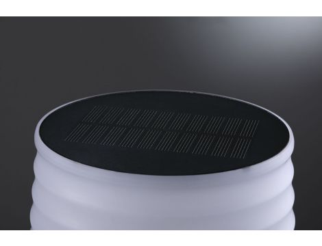 Lampka stołowa solarna ILANGA LED DIM USB-C 2.1W 125lm 2700K IP44 antracyt / tworzywo z recyklingu - 11