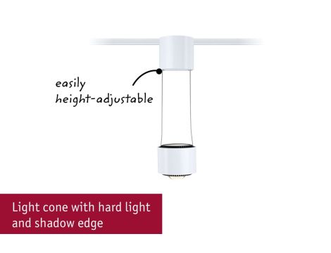 Oprawa zwieszana URail Aldan 8,5W GU10 DIM 4000K 230V biały RAL 9003 / metal - 10