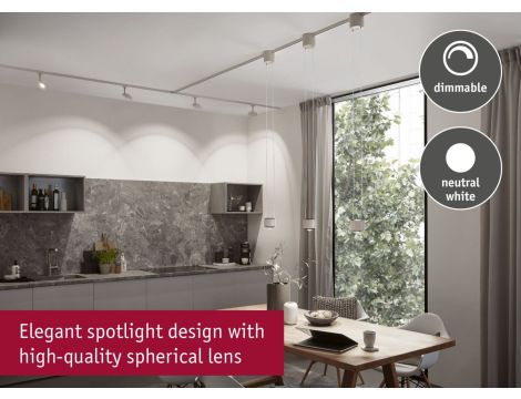 Oprawa zwieszana URail Aldan 8,5W GU10 DIM 4000K 230V biały RAL 9003 / metal - 11