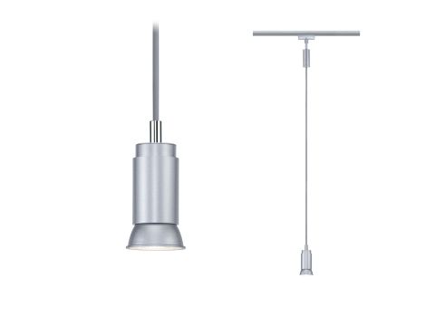 Oprawa zwieszana URail Runa max 1x10W GU10 DIM 230V chrom mat / metal