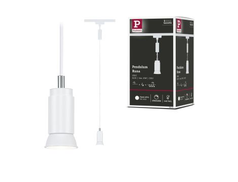 Oprawa zwieszana URail Runa max 1x10W GU10 DIM 230V biały RAL 9003 / metal - 11