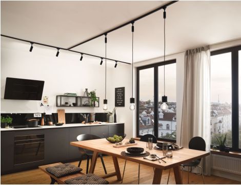 Zasilanie środkowe URail SH Zigbee max.100W 230V czarny / tworzywo sztuczne - 3