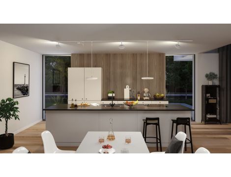 Przewód zasilający URail SH Zigbee 1m max.100W 230V biały RAL 9003 / tworzywo sztuczne - 2