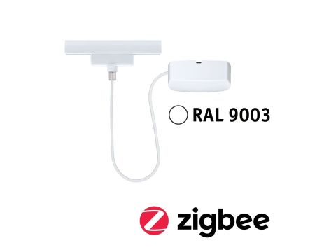 Przewód zasilający URail SH Zigbee 1m max.100W 230V biały RAL 9003 / tworzywo sztuczne