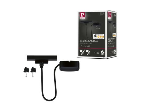 Przewód zasilający URail SH Zigbee 1m max.100W 230V czarny mat / tworzywo sztuczne - 9