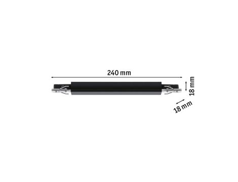 Adapter środkowy URail SH Zigbee ściemnianie/włączanie max.50W 230V czarny mat / metal - 7