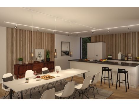 Spot Blossom URail max 1x10W G9 DIM 230V biały RAL 9003 / szkło przydymione - 4