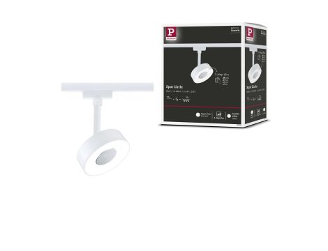 Reflektor na szynoprzewód URail CIRCLE LED 3StepDim 5W 220lm 4000K 230V biały RAL9003 / metal - 13