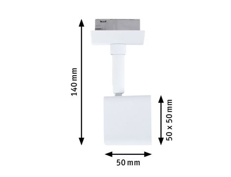 Reflektor na szynoprzewód URail Muri LED 4W 240lm 3000K 230V Biały RAL9003 / tworzywo sztuczne - 9