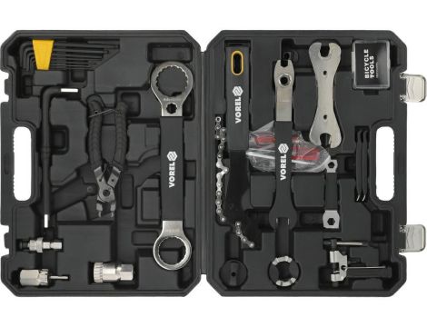 VOREL ZESTAW NARZĘDZIOWY DO ROWERÓW 30el.