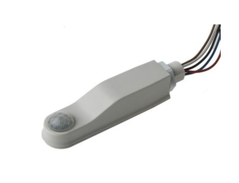 Detektor ruchu PIR, montaż na podłużnej oprawie oświetleniowej, 230 V AC, zasięg 16 m, montaż Sufit, Certyfikat CE,