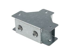 Pokrywa zewnętrzna typ T do koryta oświetlenia Stal ocynkowana Zatyczka zewnętrzna wygięta w kształcie litery T 50 x