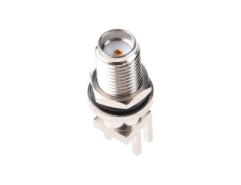 Złącze koncentryczne, 50, 0 to 6GHz, Żeński, Lutowane, Montaż na panelu