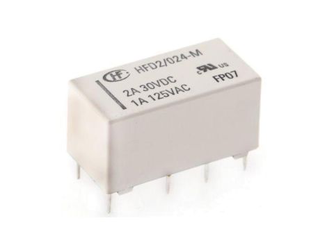 Przekaźnik sygnału, 24V dc, 3 A, DPDT, 2-polowy, montaż PCB, RS PRO